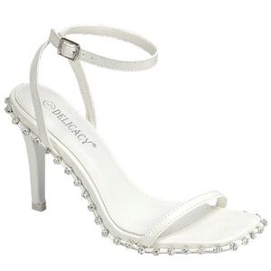 High Heel Dressy Mule Sandals